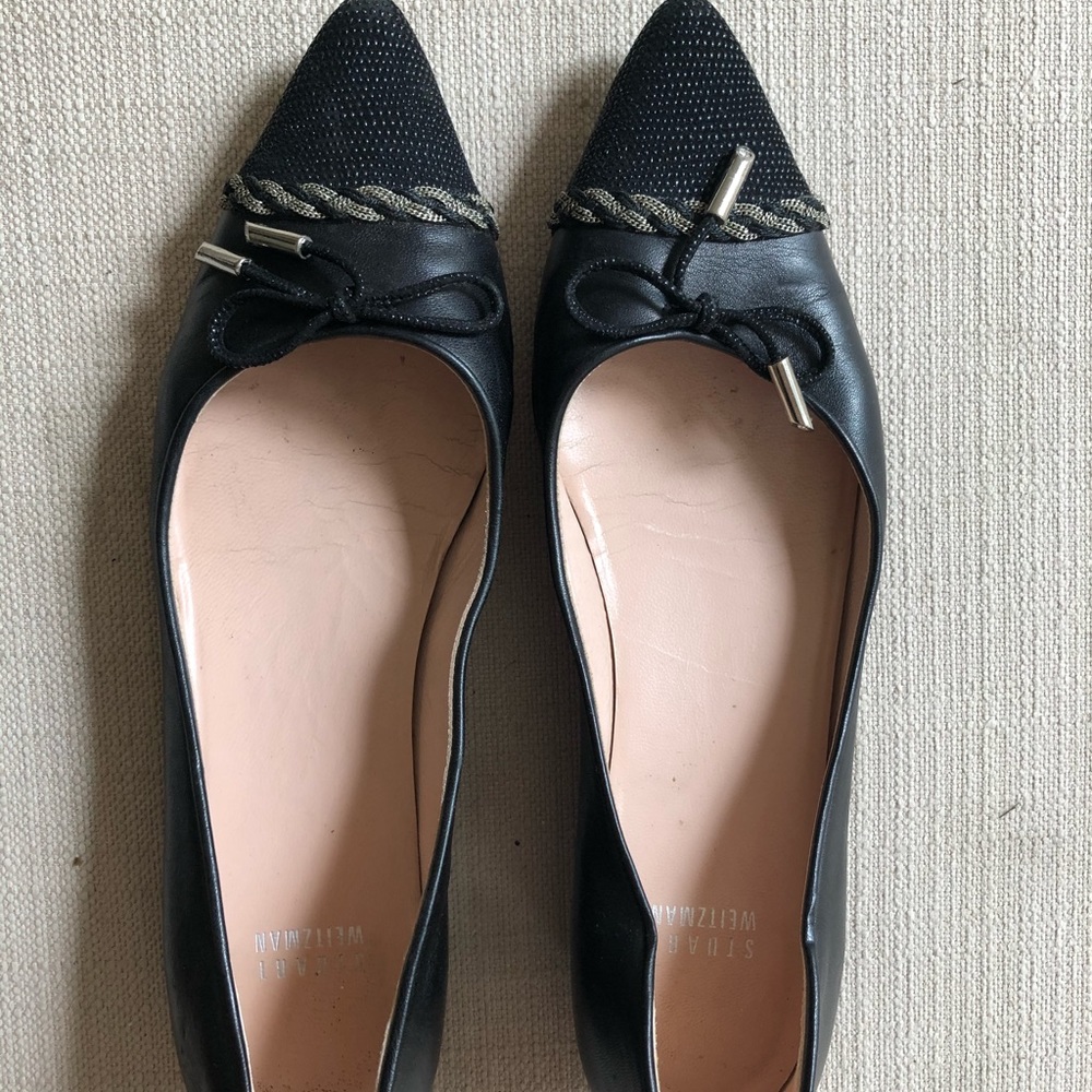Stuart Weitzman  black flats